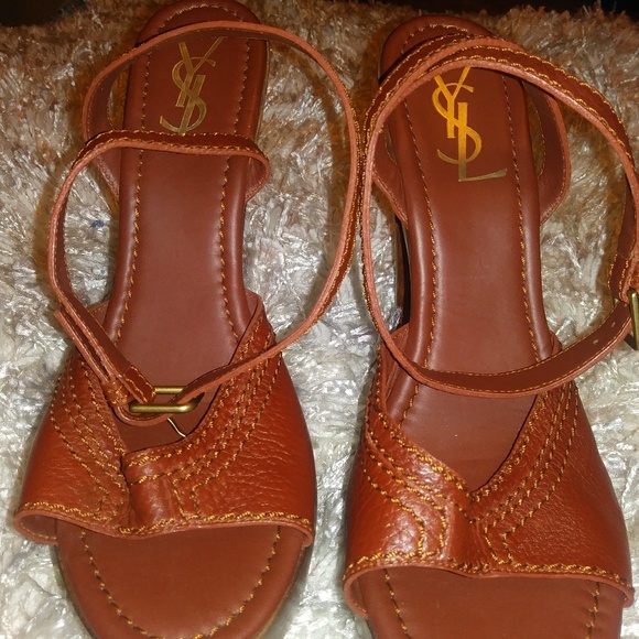 *Authentic* YSL Platform Sandals - Picture 2 of 7